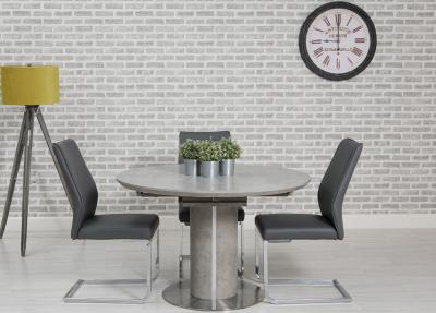 Round Extending Dining Table